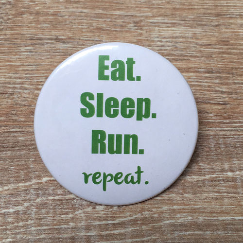 Magnet-Flaschenöffner - "Eat. Sleep. Run. Repeat."